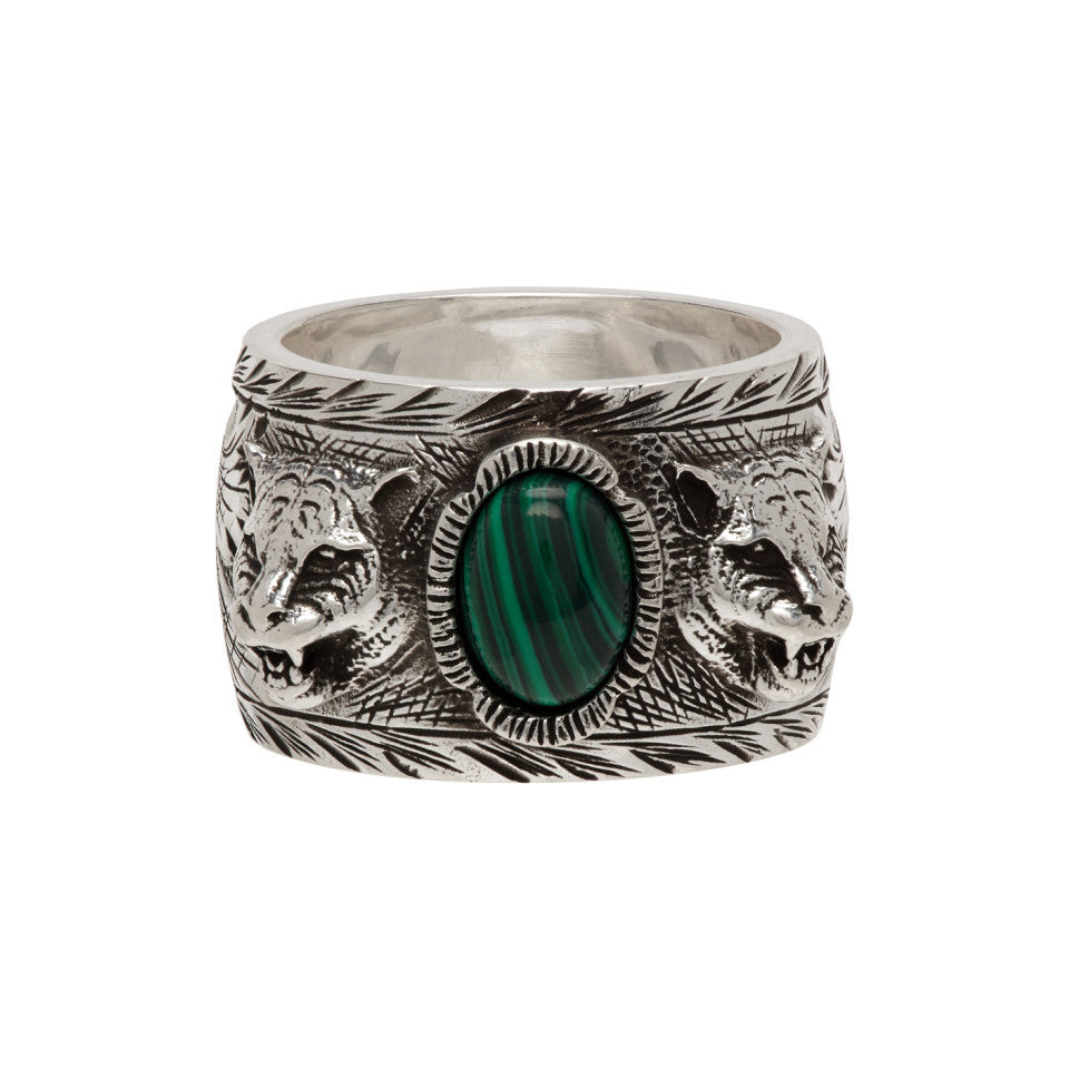 Double G Feline Garden Green Ring