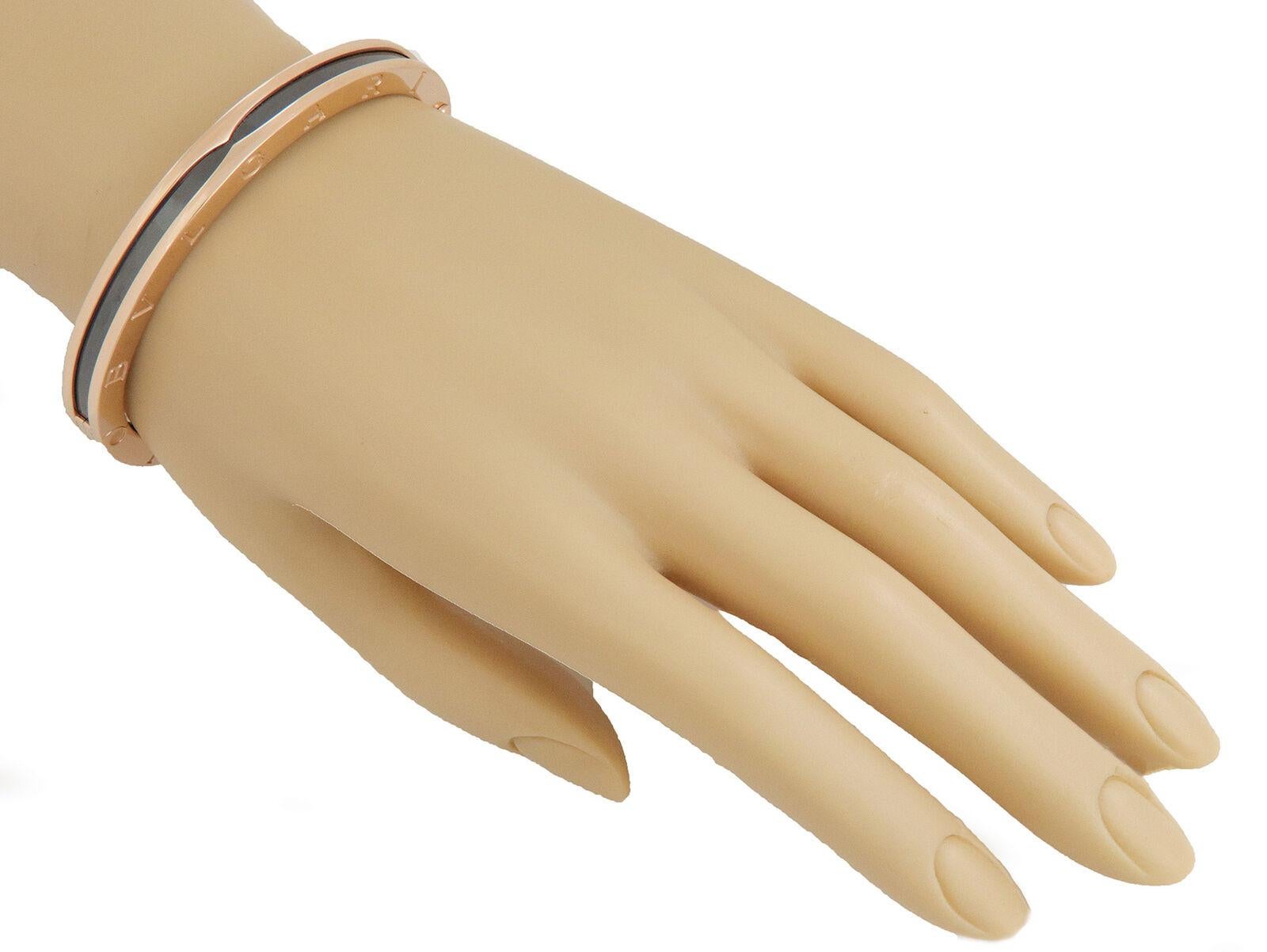 18K B.Zero1 Black Ceramic Bracelet