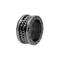 18K B.ZERO1  Black Ceramic Ring