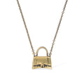 18K BB Hourglass Bag Necklace