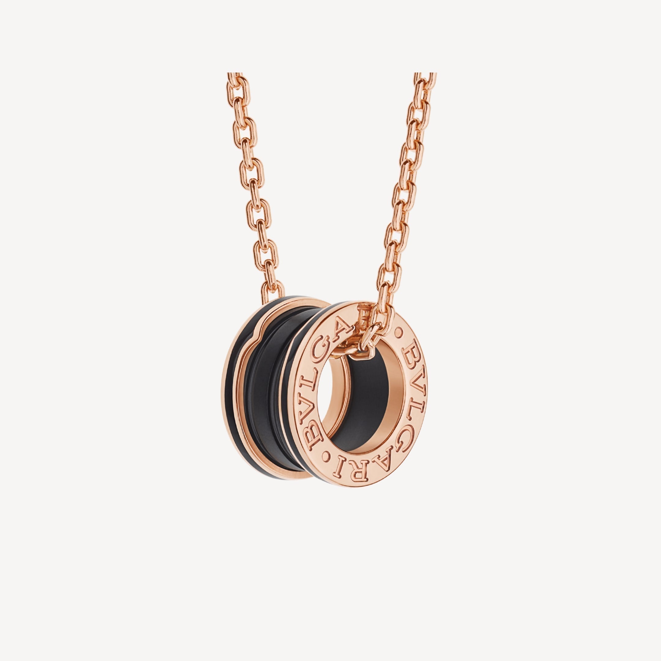 18K B.ZERO1 Black Ceramic Necklace