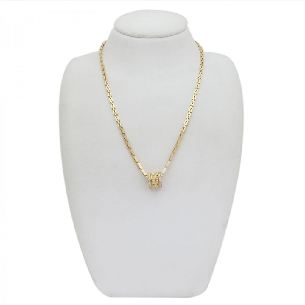 18K B.ZERO1  Diamonds Chain Link Necklace