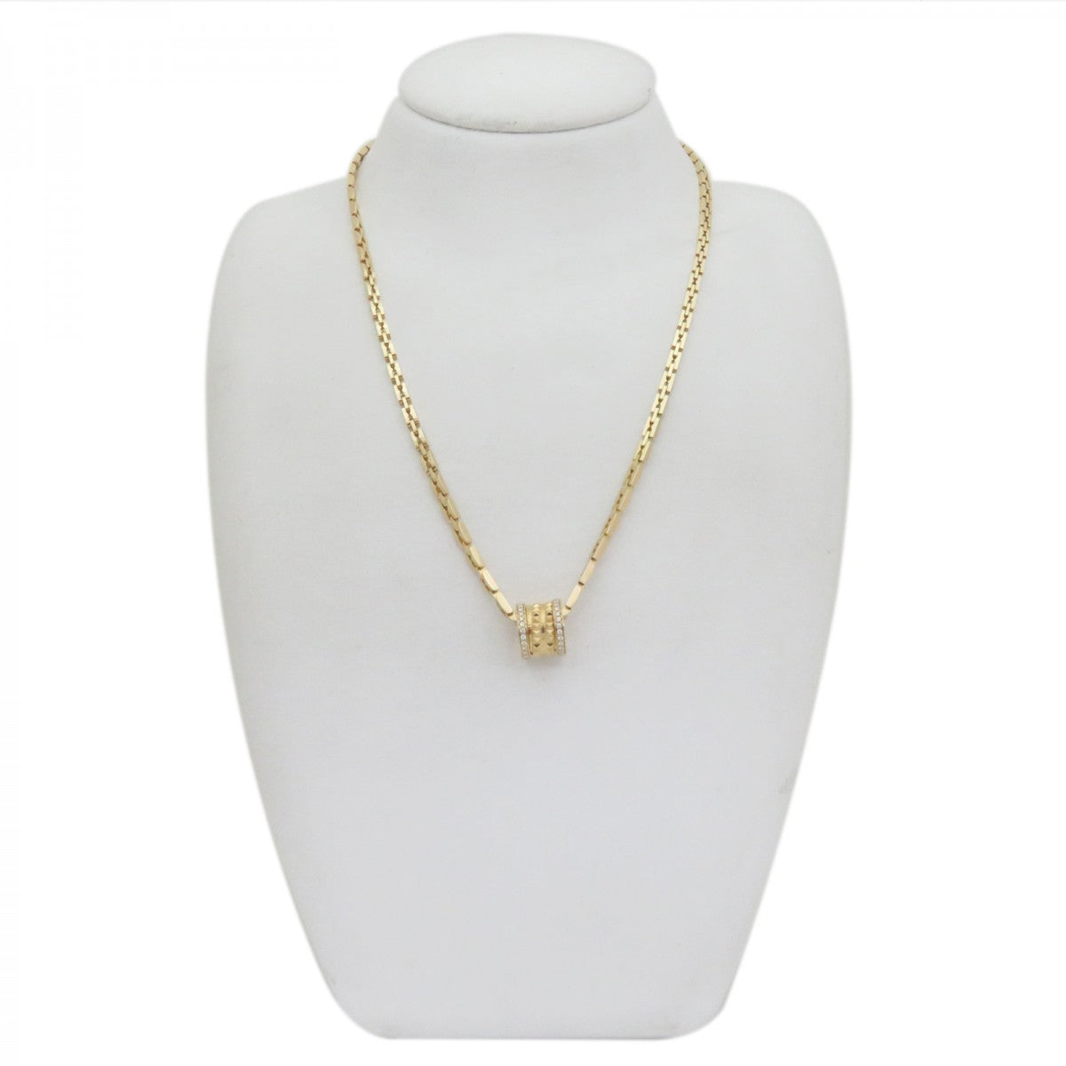 18K B.ZERO1  Diamonds Chain Link Necklace