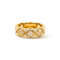 18K Yellow Gold CC Coco Crush Diamonds Ring