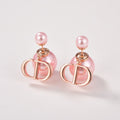18K Tribales Pink Pearl Earrings