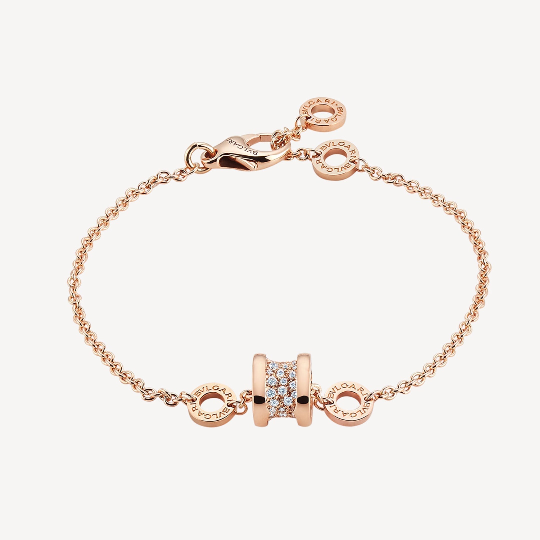 18K B.ZERO1 Pave Diamond Bracelet