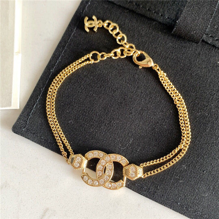 18K CC Crystals Bracelet