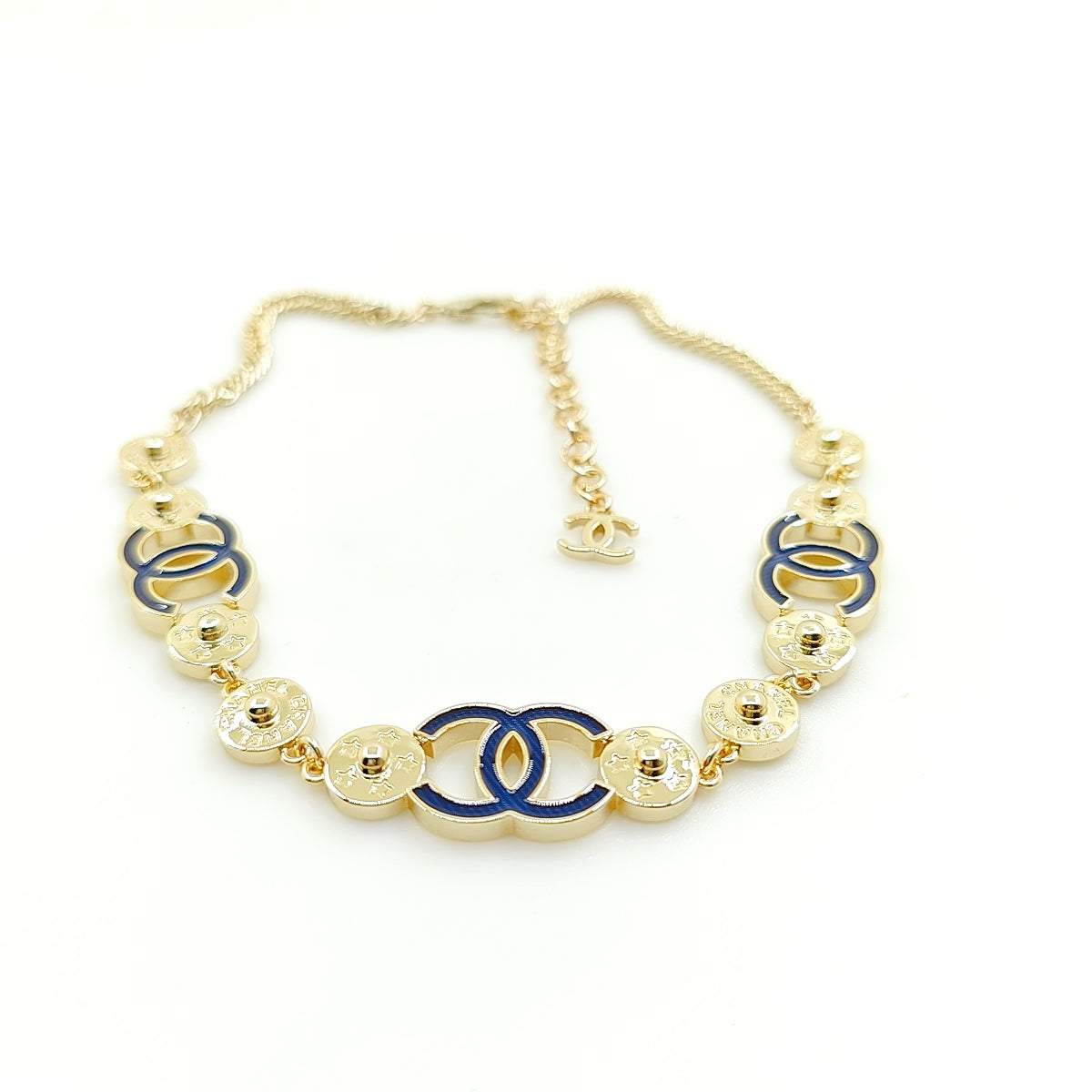 18K Blue CC Choker Necklace