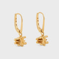 18K Triomphe Solitaire Earrings