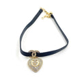 18K CC 2021 Leather Choker Necklace