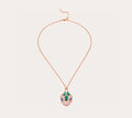 18K BV Serpenti Malachite Necklace