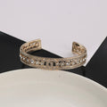 18K CC Crystals Cuff Bracelet