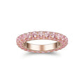 18K T Pink Crystal Ring