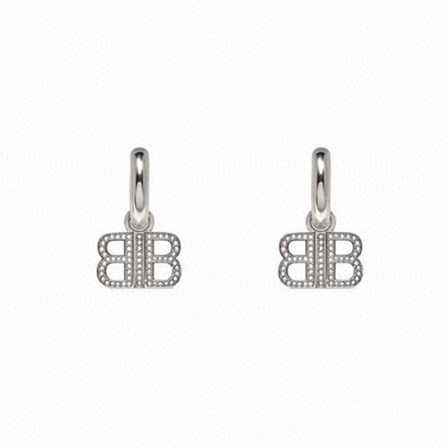 18K BB Pendant Earrings