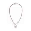 18K BB Lovelock Set Of Two Silver-tone Crystal Necklaces