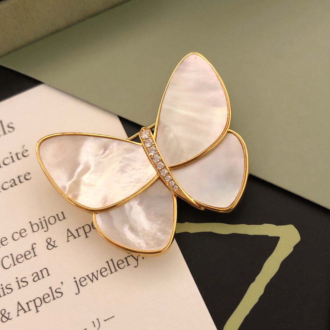 18K Butterfly Brooch