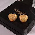 18K Saint Heart Earrings