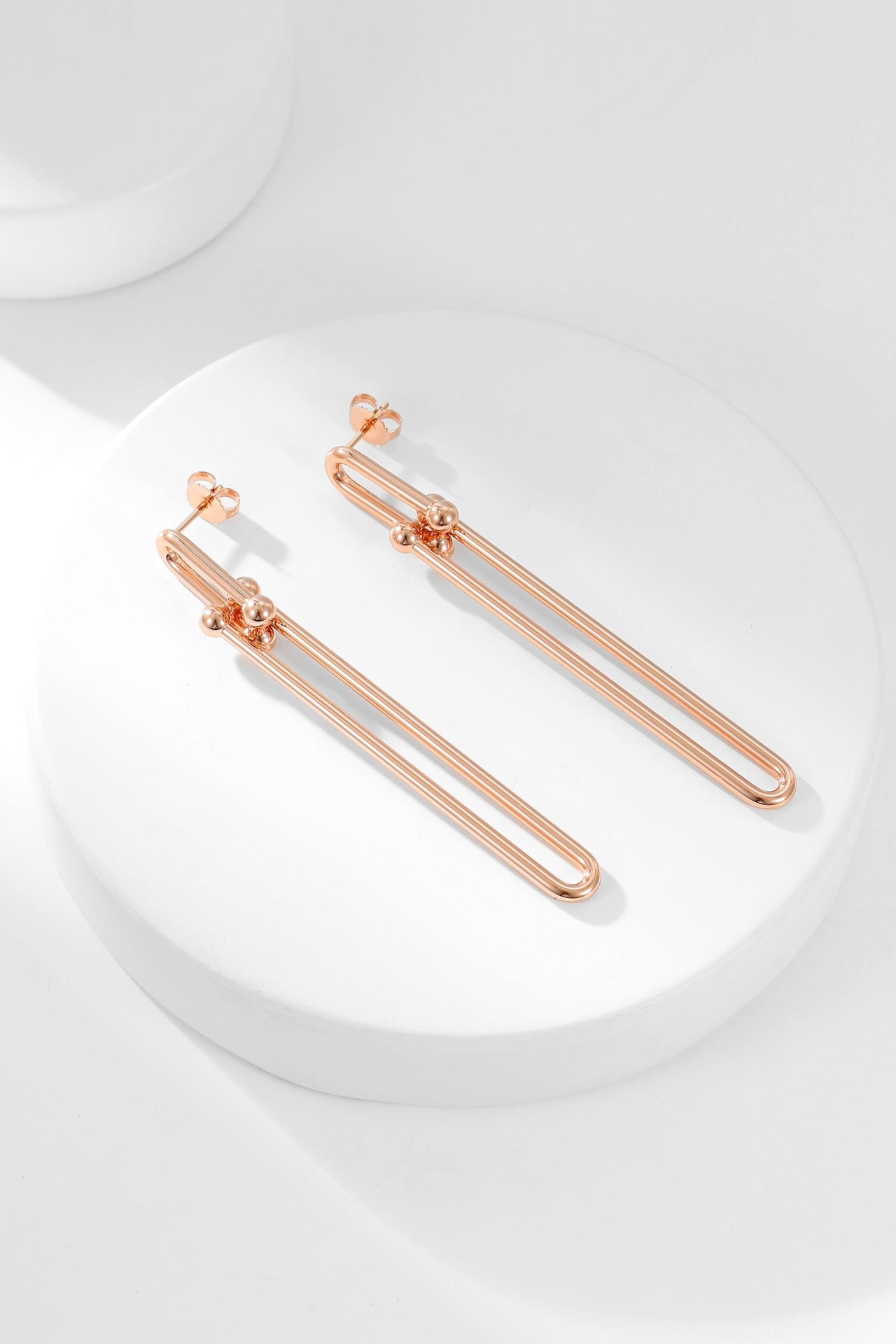 18K T HardWear Link Earrings